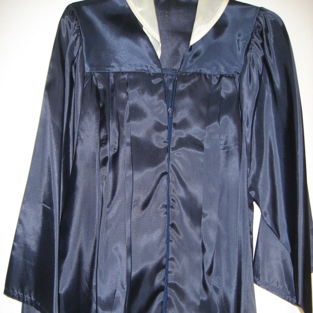 cap and gown navy
